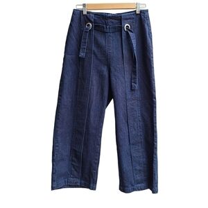 Topshop Moto Wide Leg Jeans Pants, Size Small